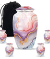 pastel swirl classic urn for cremation ashes