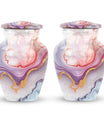 pastel swirl classic urn for cremation ashes