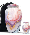 pastel swirl classic urn for cremation ashes