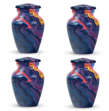 Pastel Swirl Urn for adult female cremation ashes