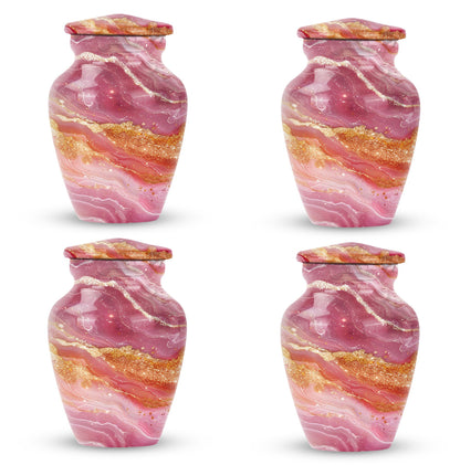 Pastel Swirl Urn for adult ashes.