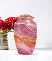Pastel Swirl Urn for adult ashes.