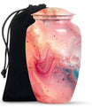 pastel swirl urn for human ashes
