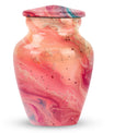 pastel swirl urn for human ashes