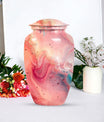 pastel swirl urn for human ashes