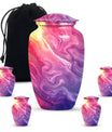 Pastel Swirl Classic Urn for human ashes