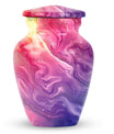 Pastel Swirl Classic Urn for human ashes