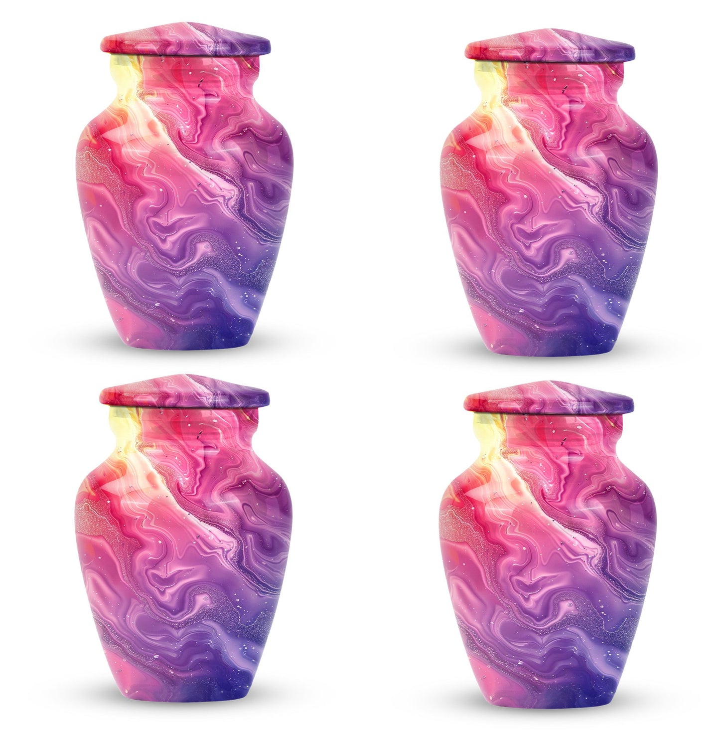 Pastel Swirl Classic Urn for human ashes