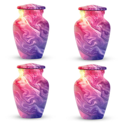 Pastel Swirl Classic Urn for human ashes