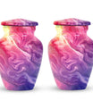 Pastel Swirl Classic Urn for human ashes