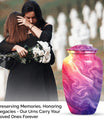Pastel Swirl Classic Urn for human ashes