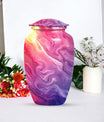 Pastel Swirl Classic Urn for human ashes