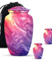 Pastel Swirl Classic Urn for human ashes