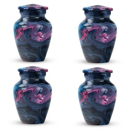 Pastel Swirl Urn, for human ashes