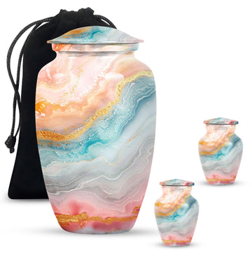 Large Urn with 2 Mini Urn