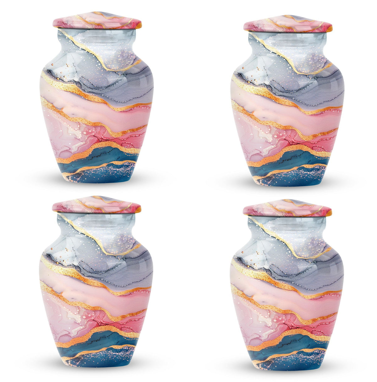 Abstract Urn for adult ashes.
