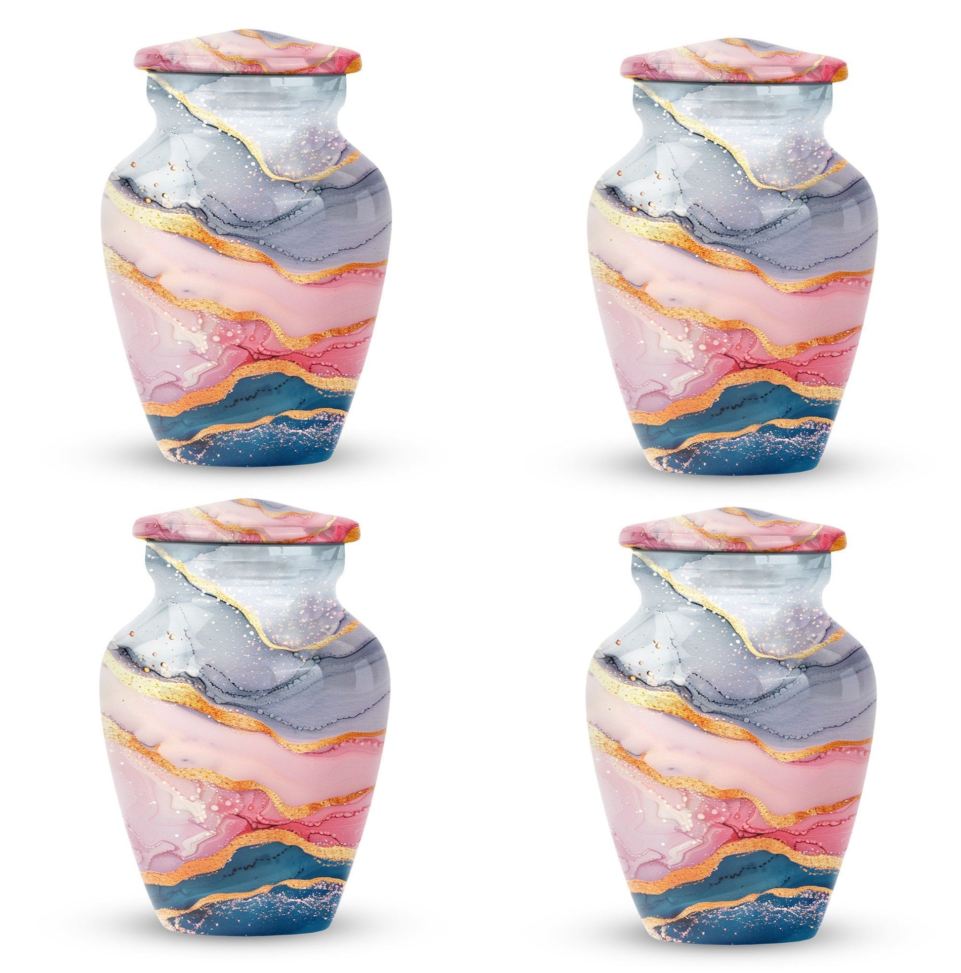 Abstract Urn for adult ashes.