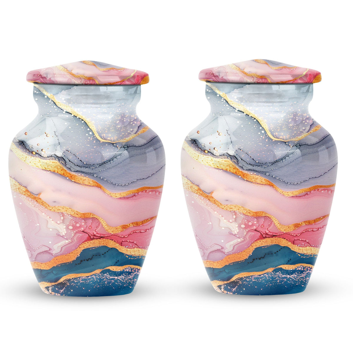 Abstract Urn for adult ashes.