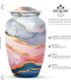 Abstract Urn for adult ashes.