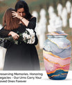 Abstract Urn for adult ashes.