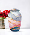 Abstract Urn for adult ashes.