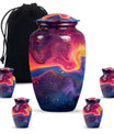 abstract large cremation urn