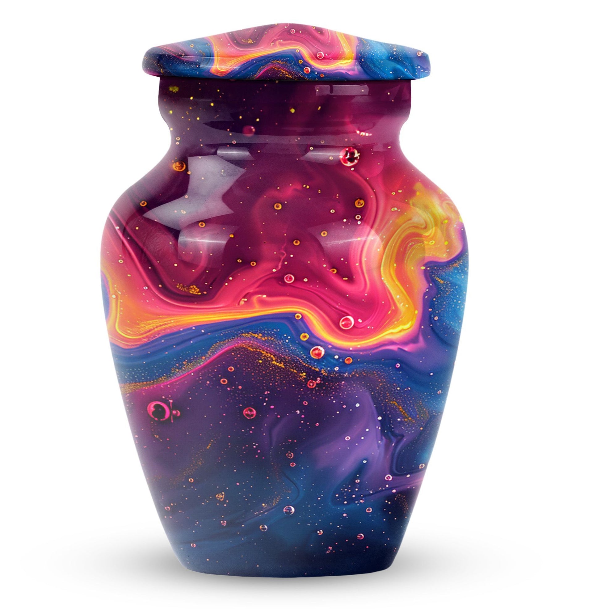 abstract large cremation urn