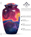 abstract large cremation urn