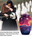 abstract large cremation urn