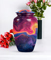 abstract large cremation urn