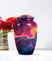abstract large cremation urn