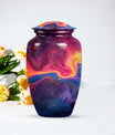 abstract large cremation urn