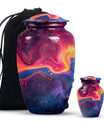 abstract large cremation urn