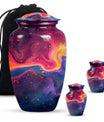 abstract large cremation urn