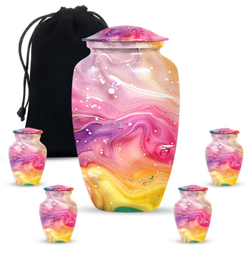 Large Urn with 4 Small Urn