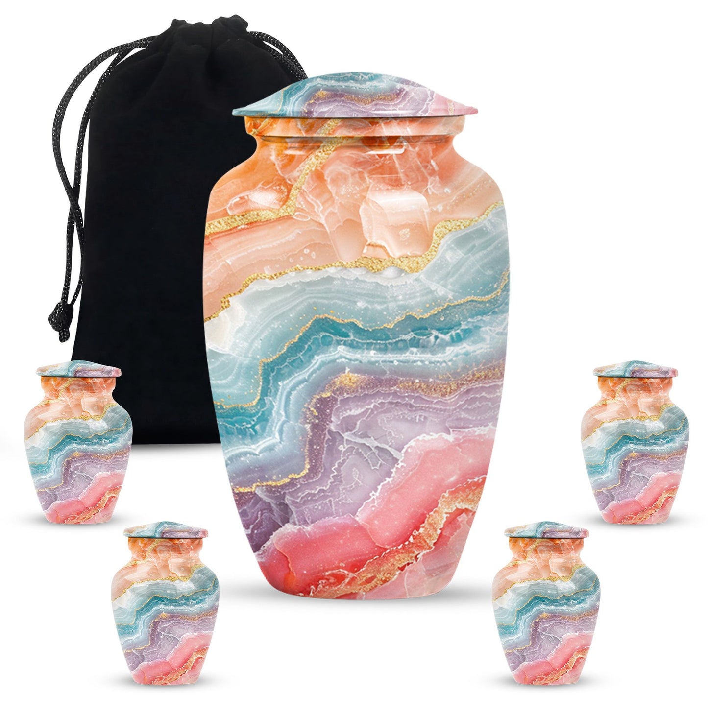 abstract burial urn for adult human ashes