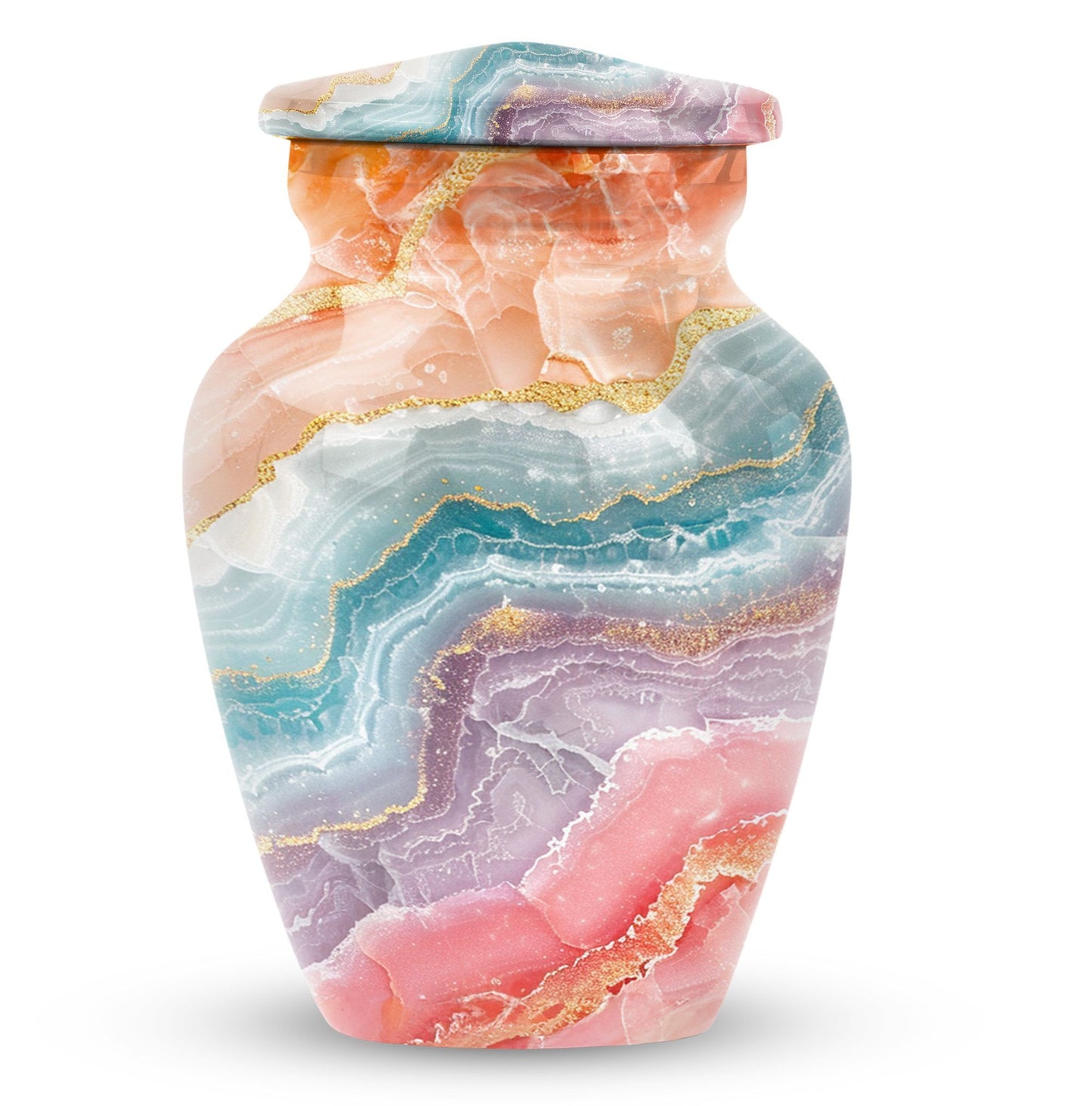 abstract burial urn for adult human ashes
