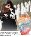 abstract burial urn for adult human ashes