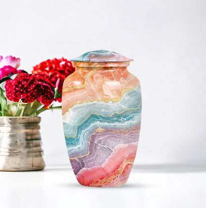 abstract burial urn for adult human ashes