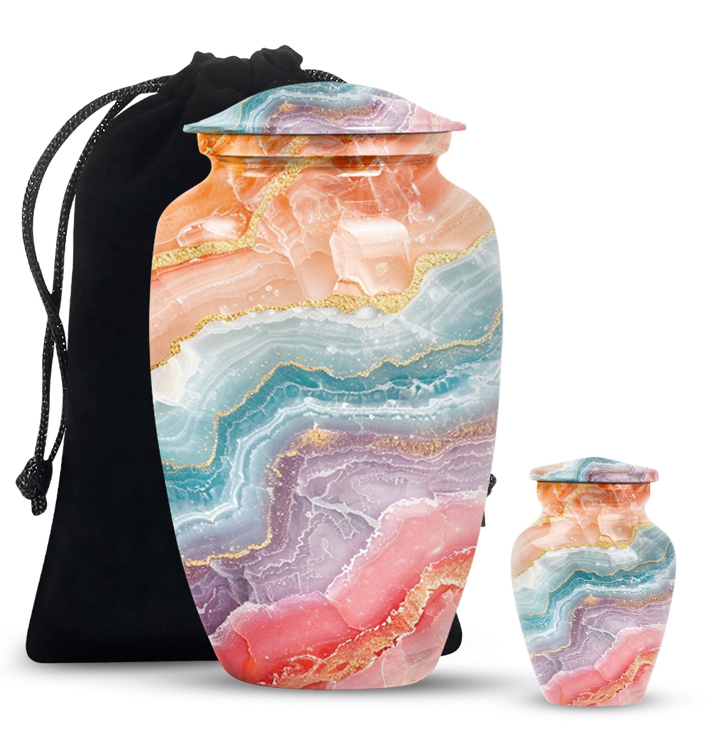 abstract burial urn for adult human ashes