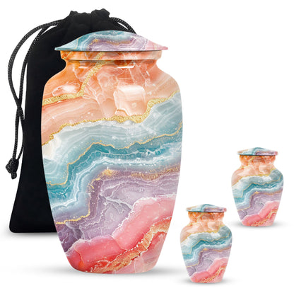 abstract burial urn for adult human ashes