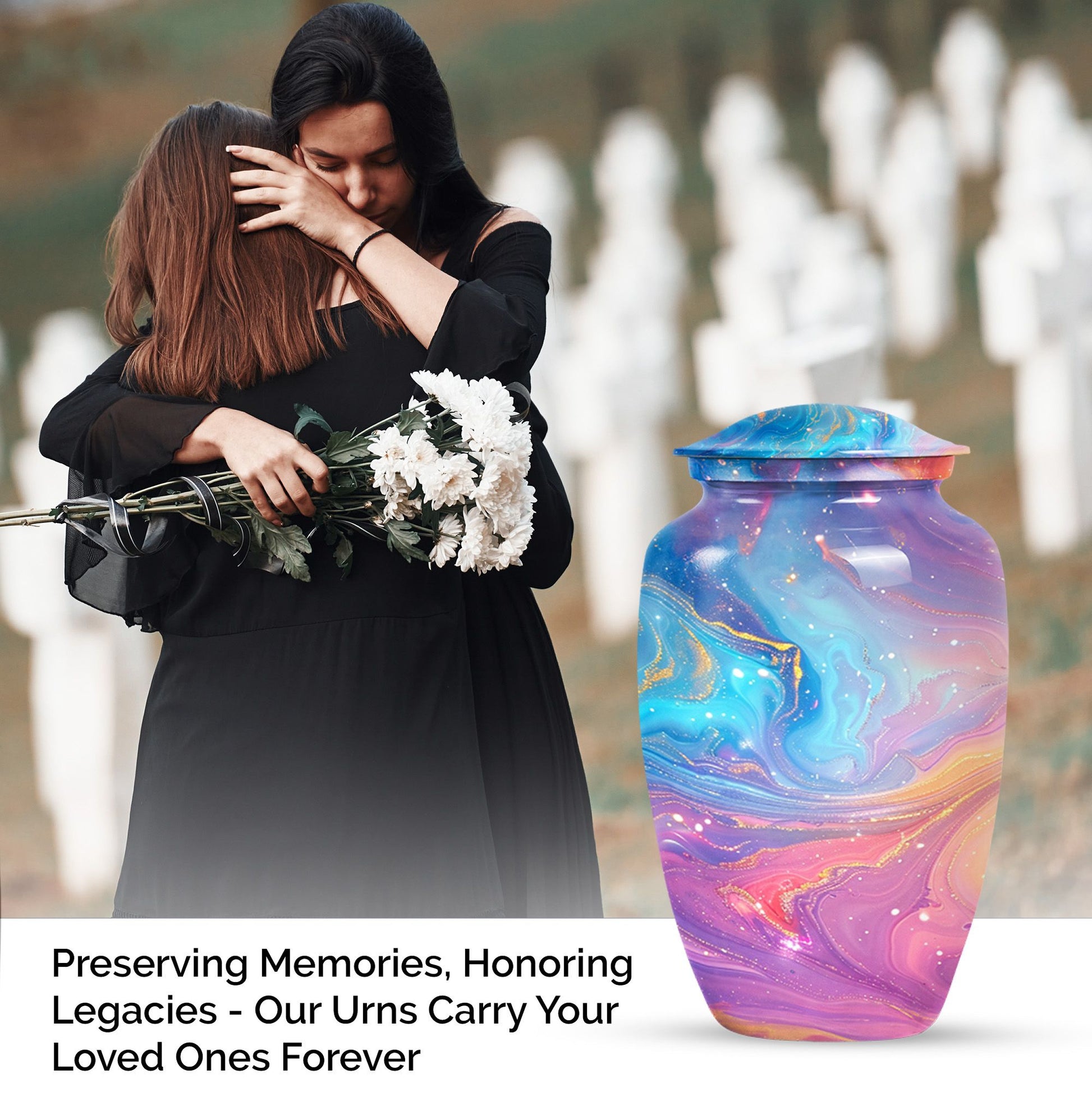 Abstract Urn for adult male