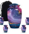 abstract classic urn for dad's cremation ashes