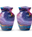 abstract classic urn for dad's cremation ashes