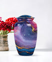 abstract classic urn for dad's cremation ashes
