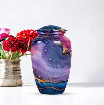 abstract classic urn for dad's cremation ashes