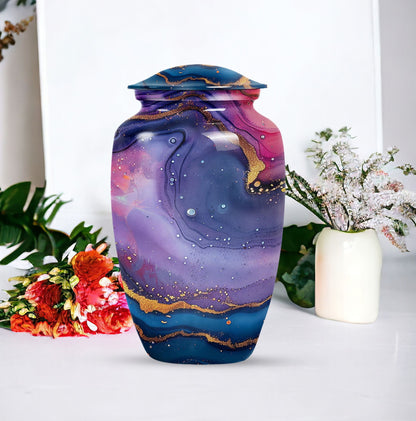 abstract classic urn for dad's cremation ashes