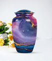 abstract classic urn for dad's cremation ashes
