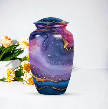 abstract classic urn for dad's cremation ashes