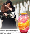 abstract urn for adult ashes